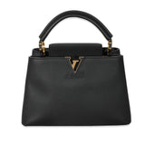 Louis Vuitton Louis Vuitton Black Taurillon Capucines BB