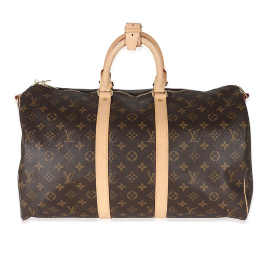Louis Vuitton Louis Vuitton Monogram Canvas Keepall Bandouliere 45