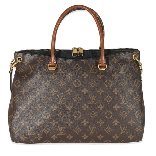 Louis Vuitton Louis Vuitton Black Monogram Canvas Pallas MM