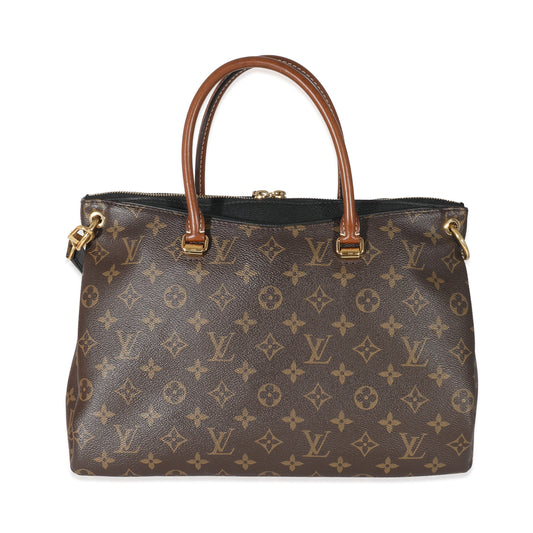 Louis Vuitton Louis Vuitton Black Monogram Canvas Pallas MM