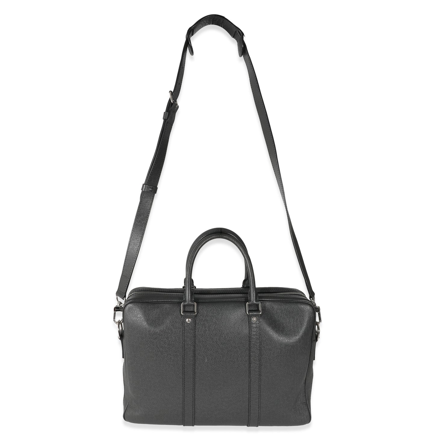 Louis Vuitton Black Taiga Porte-Documents Voyage PM