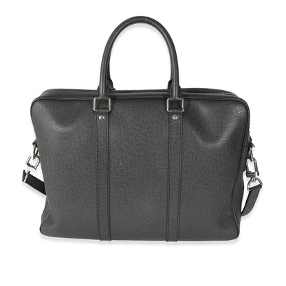 Louis Vuitton Black Taiga Porte-Documents Voyage PM