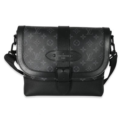 Louis Vuitton Louis Vuitton Monogram Eclipse Saumur Messenger