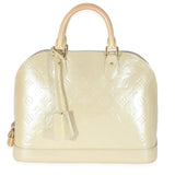 Louis Vuitton Louis Vuitton Blanc Corail Monogram Vernis Alma PM