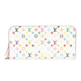 Louis Vuitton Louis Vuitton White Multicolor Canvas Insolite Wallet