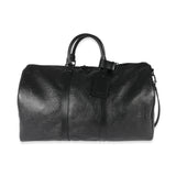 Louis Vuitton Louis Vuitton Black Monogram Shadow Keepall Bandoulière 50