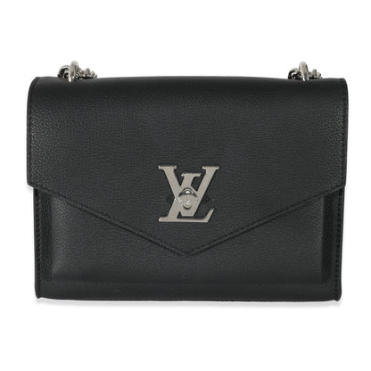 Louis Vuitton Louis Vuitton Black Calfskin Mylockme Chain Bag