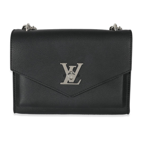 Louis Vuitton Louis Vuitton Black Calfskin Mylockme Chain Bag