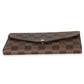 Louis Vuitton Louis Vuitton Damier Ebene Canvas Sarah Wallet