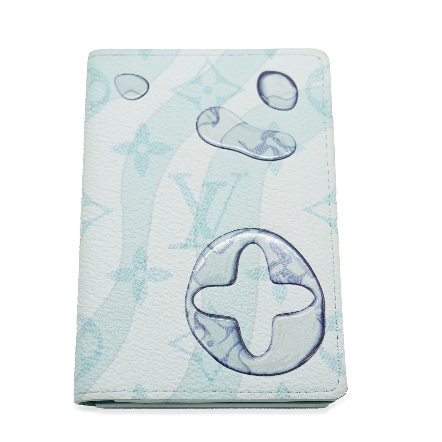 Louis Vuitton Louis Vuitton Crystal Blue Monogram Aquagarden Coated Canvas Pocket Organizer 