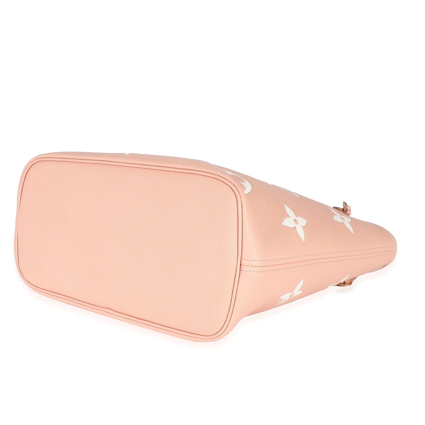 Louis Vuitton Louis Vuitton Rose Trianon Crème Bicolor Monogram Empreinte Neverfull MM
