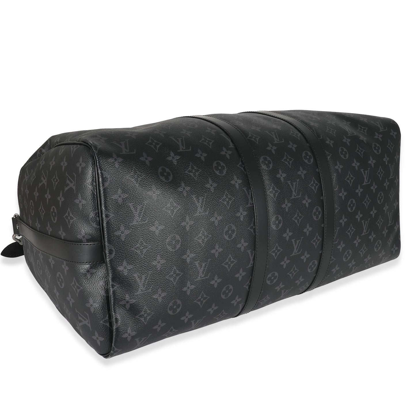 Louis Vuitton Louis Vuitton Monogram Eclipse Canvas Keepall Bandouliere 55