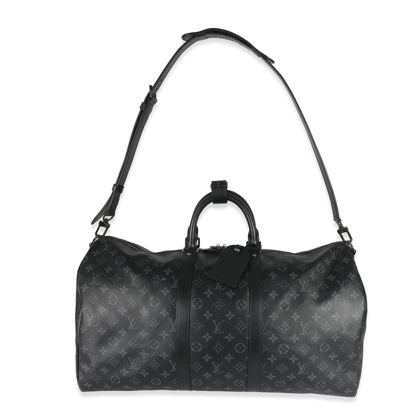 Louis Vuitton Louis Vuitton Monogram Eclipse Canvas Keepall Bandouliere 55