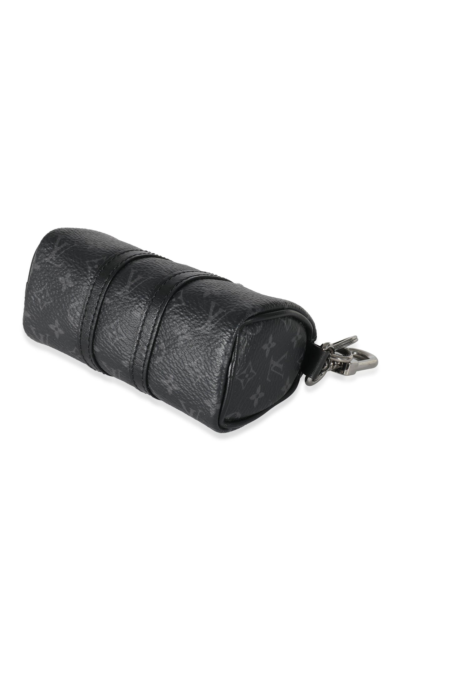 Louis Vuitton Louis Vuitton Monogram Eclipse Canvas Mini Keepall Bag Charm & Key Holder