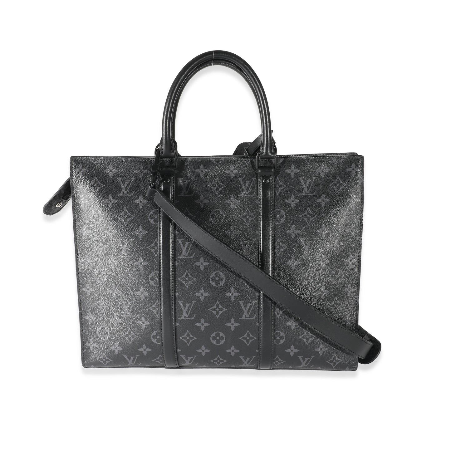 Louis Vuitton Monogram Eclipse Canvas Sac Plat Horizontal Zipper