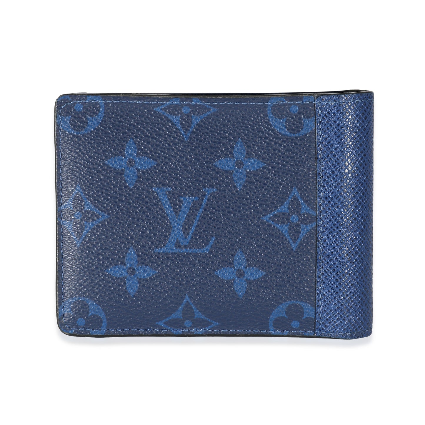 Louis Vuitton Louis Vuitton Blue Taiga Monogram Cobalt Canvas Taigarama Multiple Wallet