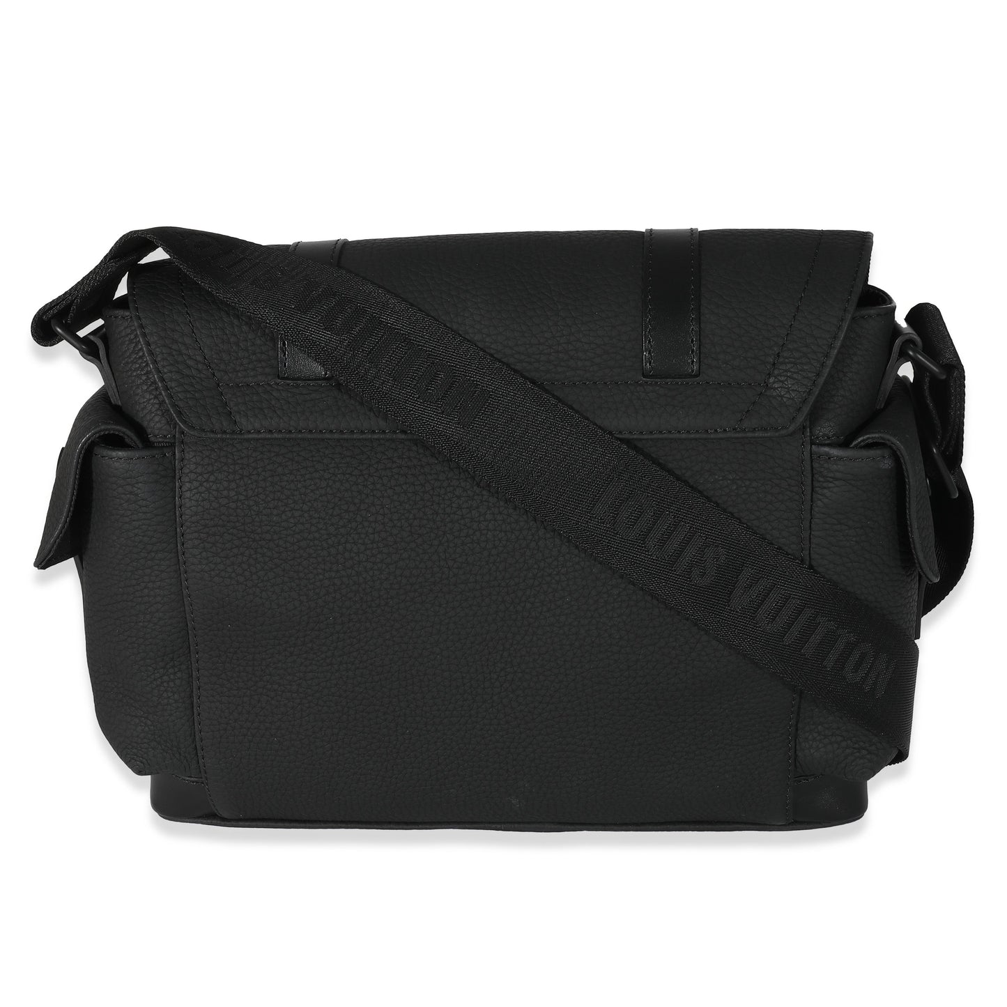 Louis Vuitton Black Taurillon Christopher Messenger