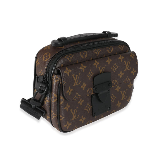 Louis Vuitton Monogram Macassar S Lock Messenger