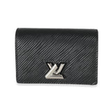 Louis Vuitton Louis Vuitton Black Epi Twist Multicartes Card Case