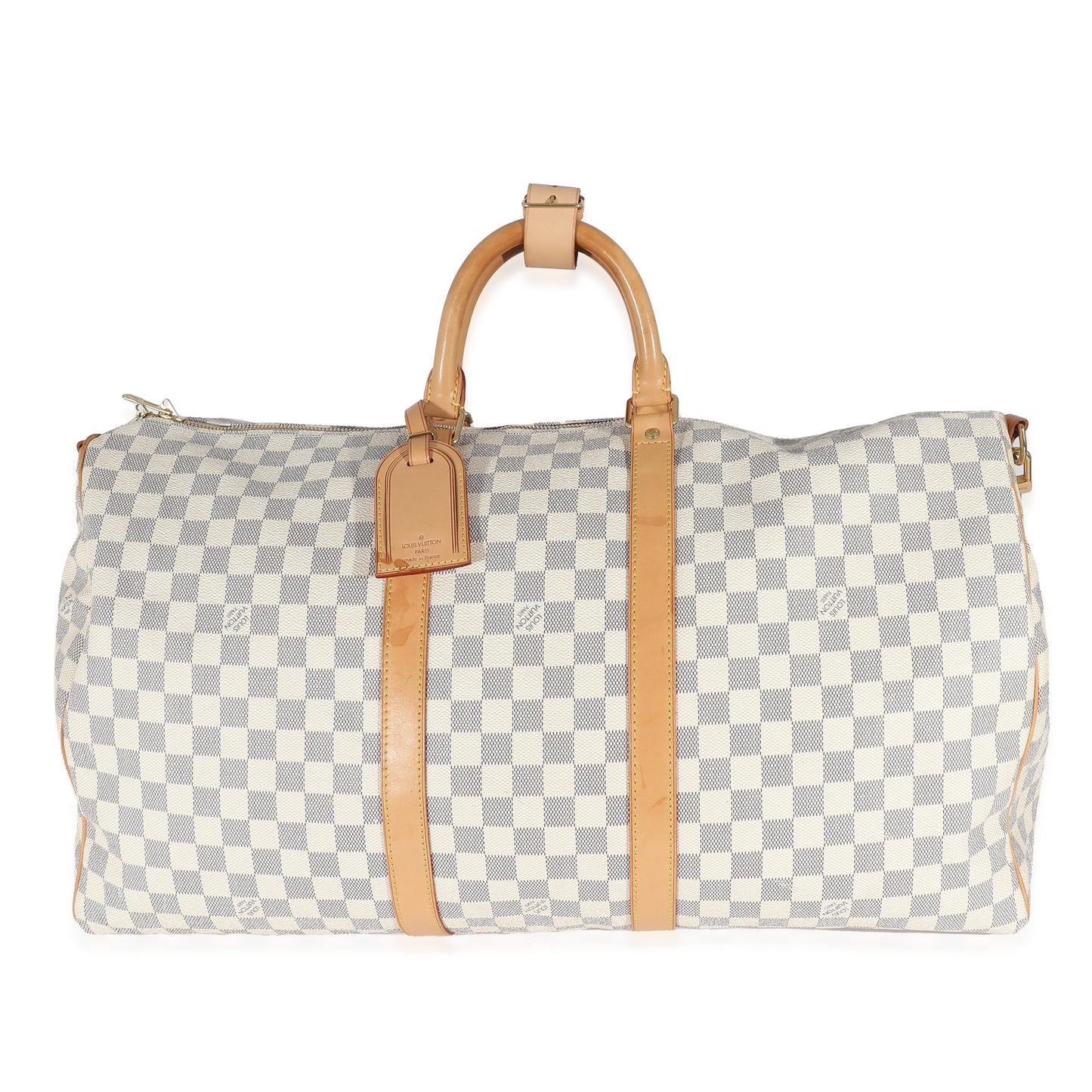Louis Vuitton Louis Vuitton Damier Azur Canvas Keepall Bandoulière 55