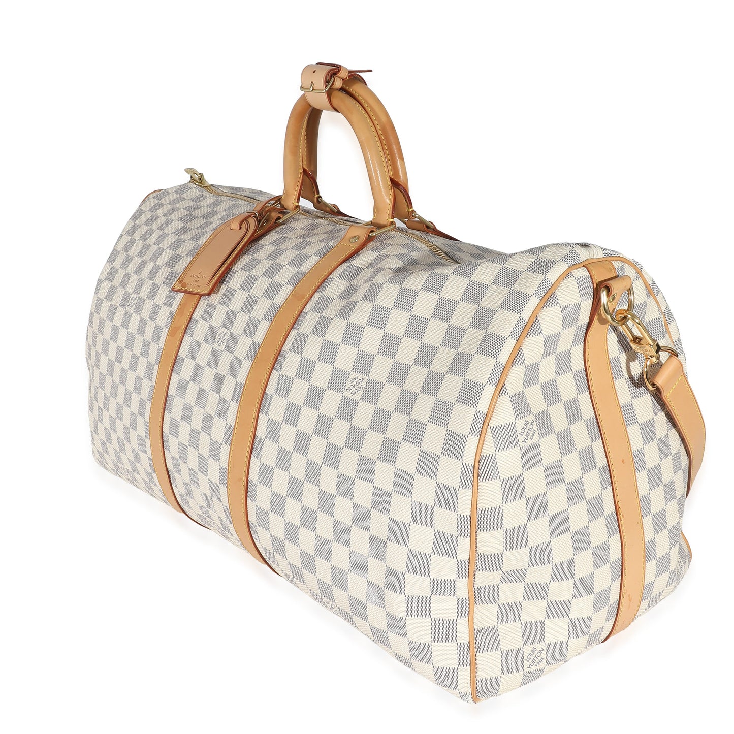 Louis Vuitton Louis Vuitton Damier Azur Canvas Keepall Bandoulière 55