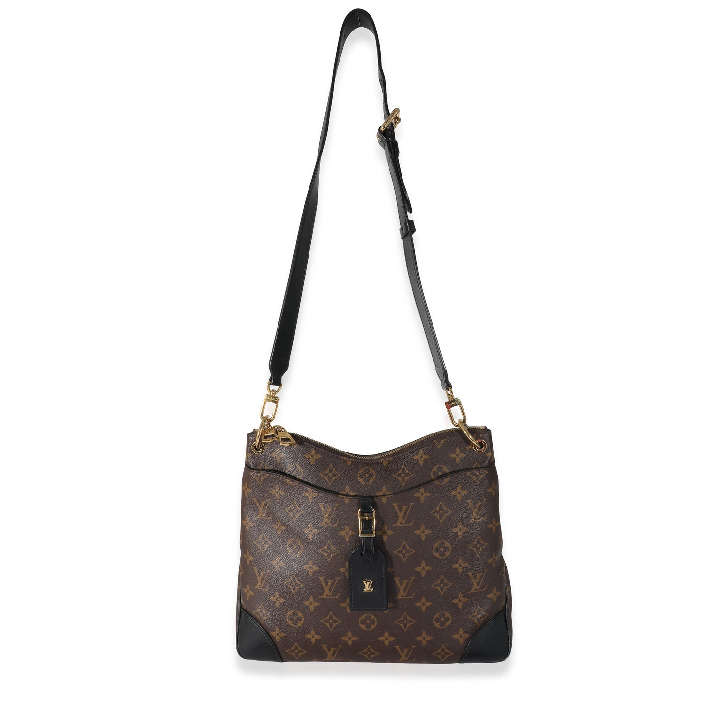 Louis Vuitton Louis Vuitton Black Monogram Canvas Odeon MM