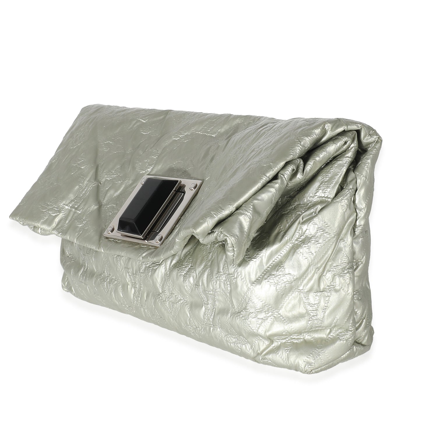 Louis Vuitton Louis Vuitton Silver Monogram Jacquard Altair Clutch