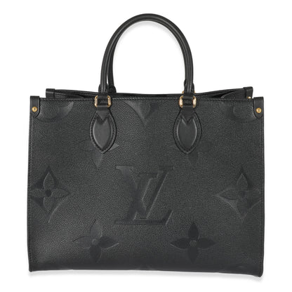 Louis Vuitton Louis Vuitton Black Monogram Empreinte Onthego MM