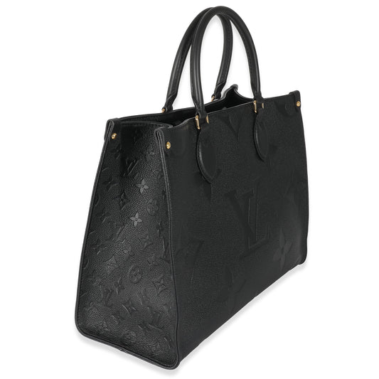 Louis Vuitton Louis Vuitton Black Monogram Empreinte Onthego MM