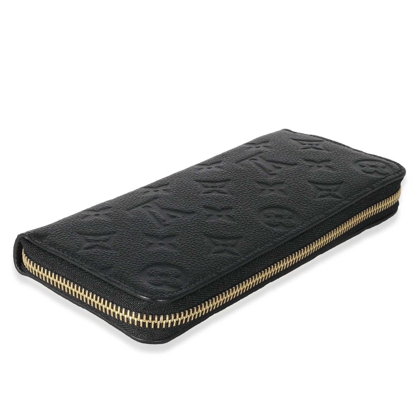 Louis Vuitton Louis Vuitton Black Monogram Empreinte Clemence Wallet
