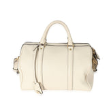 Louis Vuitton Louis Vuitton White Calfskin Sofia Coppola SC Speedy PM