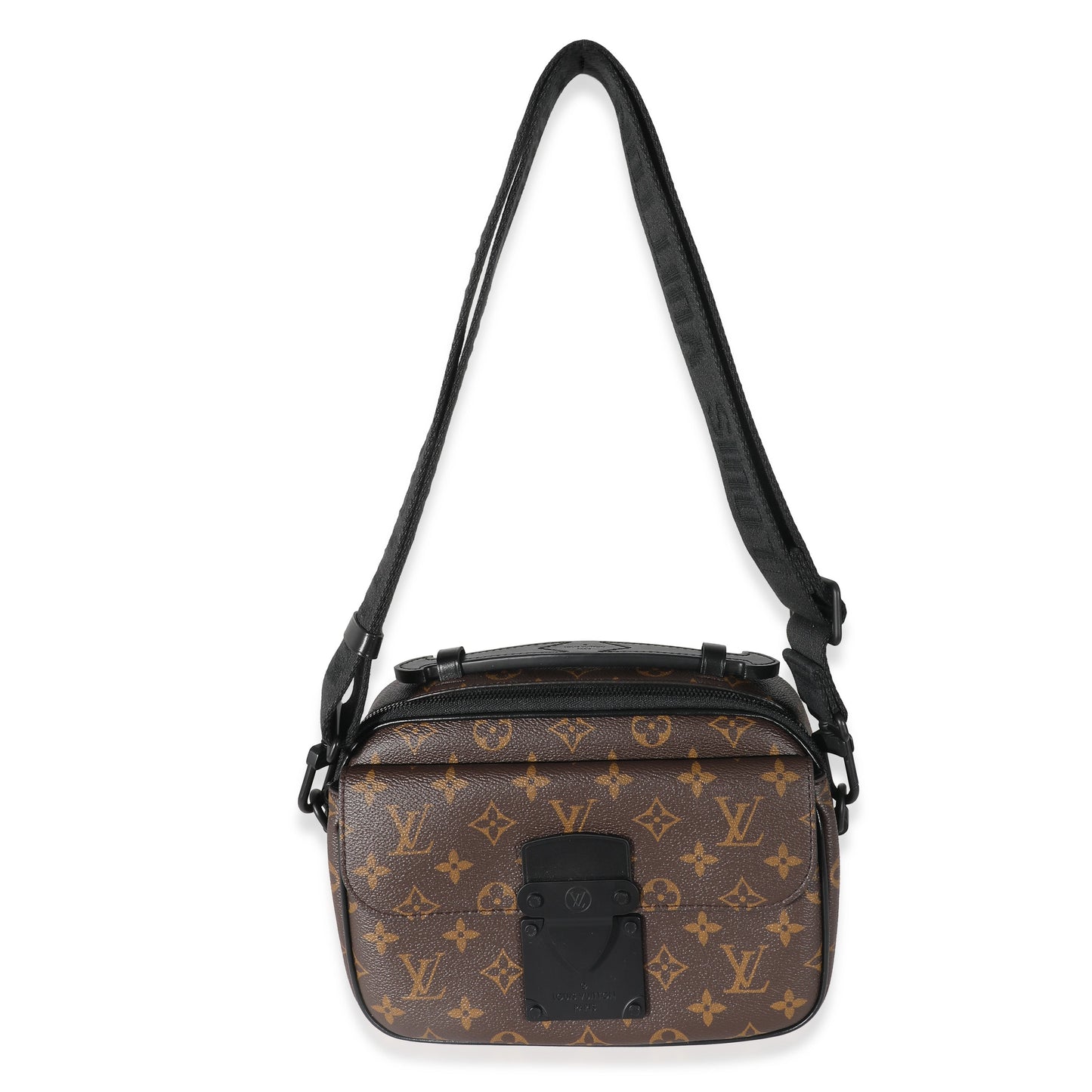 Louis Vuitton Monogram Macassar Canvas S Lock Messenger