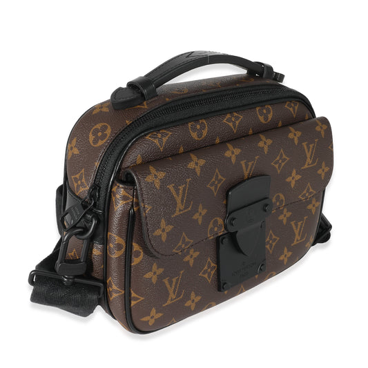 Louis Vuitton Monogram Macassar Canvas S Lock Messenger