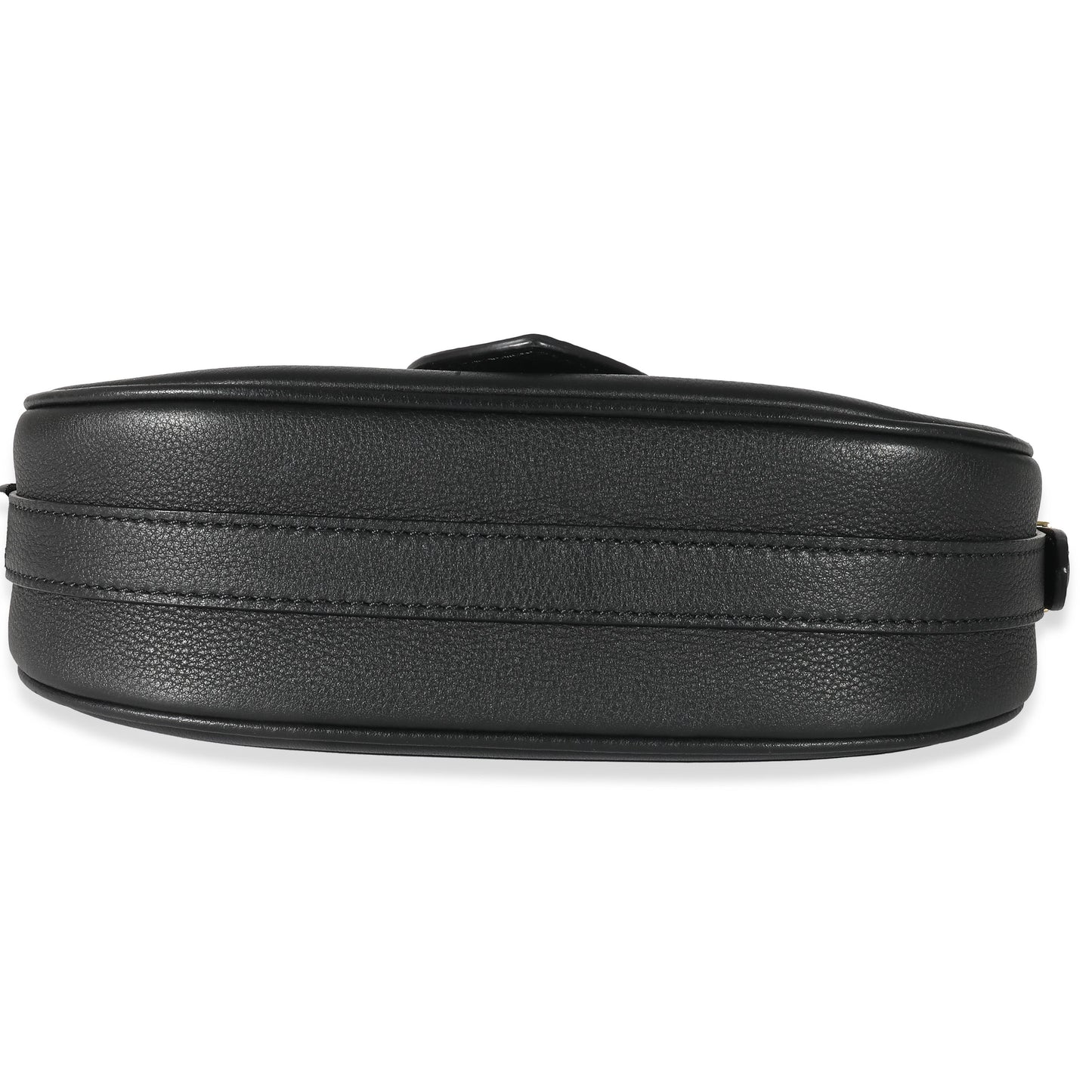 Louis Vuitton Louis Vuitton Black Grained Calfskin LV Pont 9 Soft MM