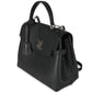 Louis Vuitton Louis Vuitton Black Grained Calfskin Lockme Ever MM