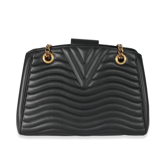 Louis Vuitton Louis Vuitton Black Calfskin New Wave Chain Tote