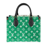 Louis Vuitton Louis Vuitton Green Jacquard LV Match Monogram Velvet Onthego PM