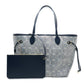 Louis Vuitton Louis Vuitton Limited Edition Blue Monoglam Neverfull MM