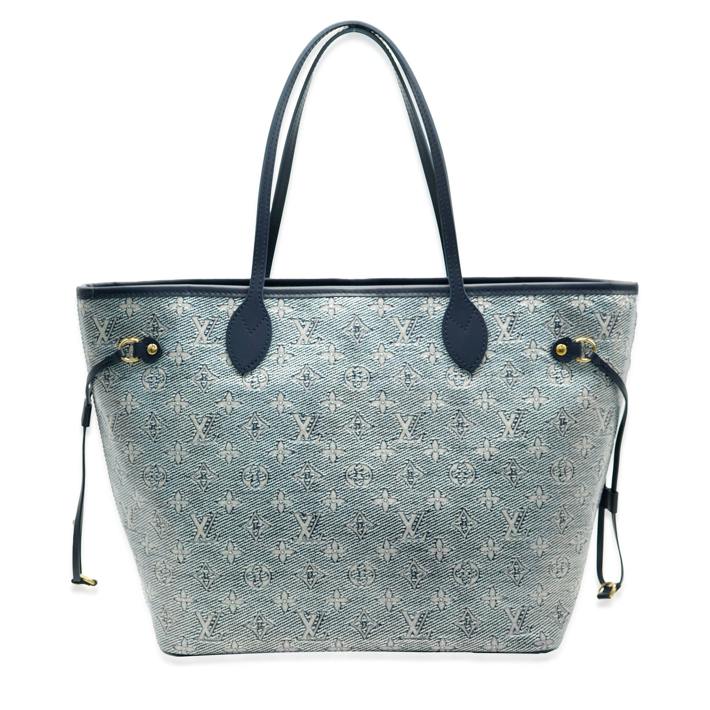 Louis Vuitton Louis Vuitton Limited Edition Blue Monoglam Neverfull MM