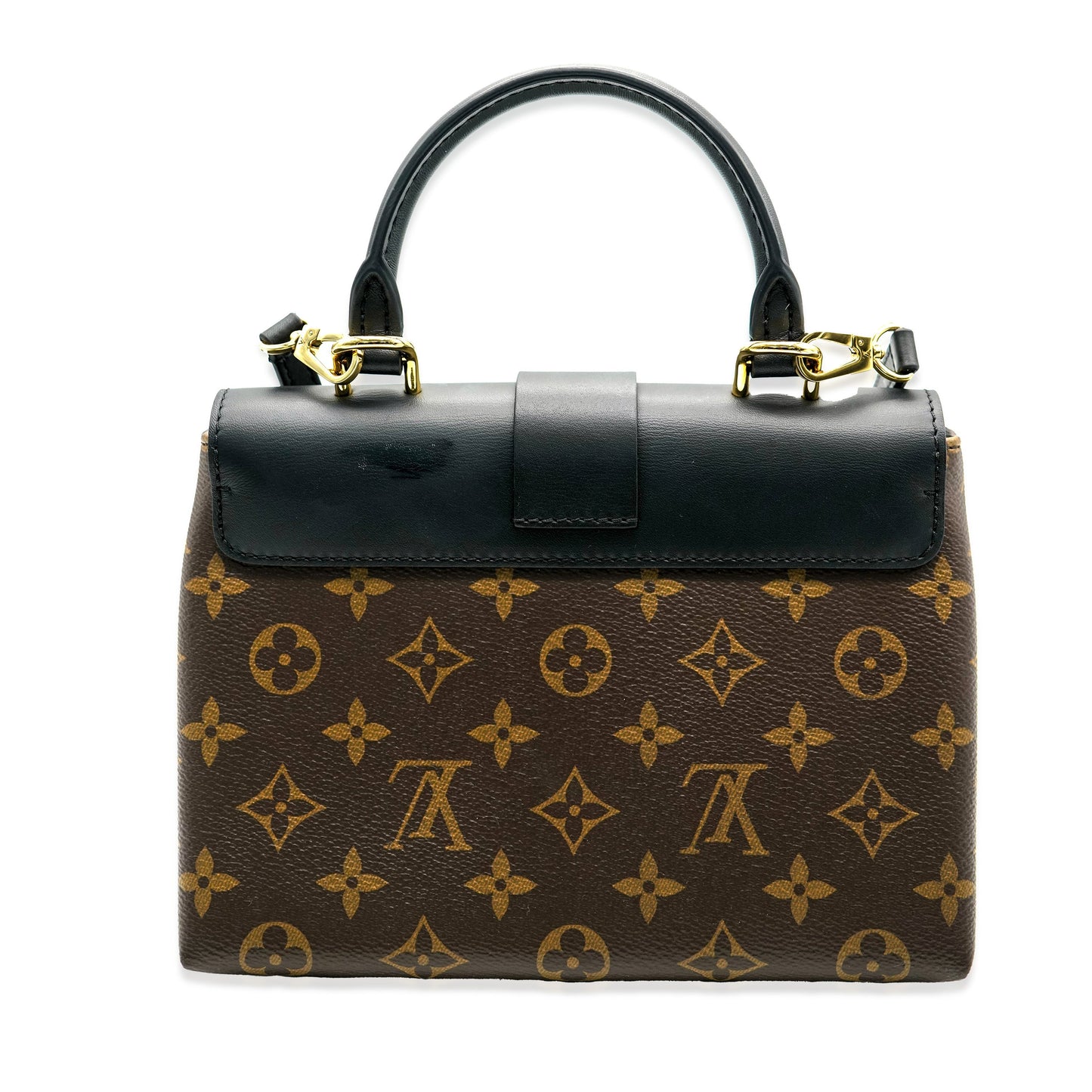 Louis Vuitton Louis Vuitton Black & Monogram Canvas Locky BB
