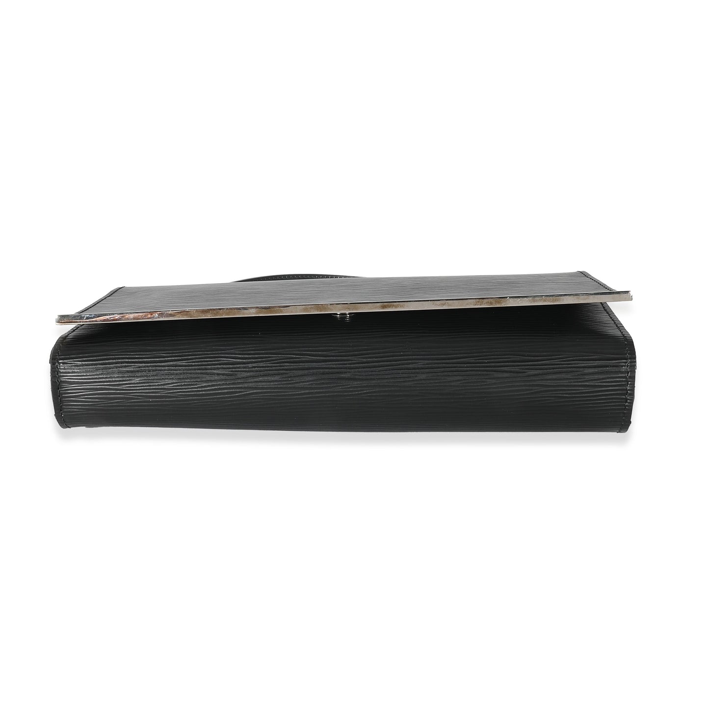 Louis Vuitton Black Epi Sevigne Clutch