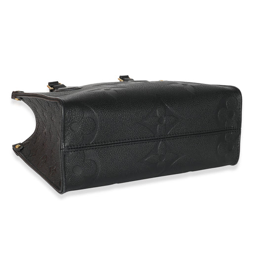 Louis Vuitton Black Monogram Empreinte Onthego PM