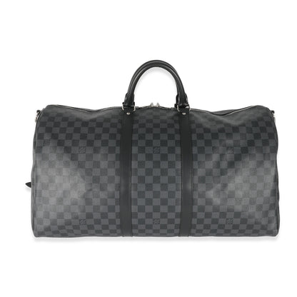 Louis Vuitton Louis Vuitton Damier Graphite Canvas Keepall Bandoulière 55
