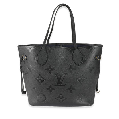Louis Vuitton Louis Vuitton Black Monogram Empreinte Neverfull MM