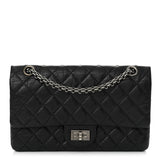 Amelia Aged Calfskin Quilted 2.55 Reissue 225 Flap Black