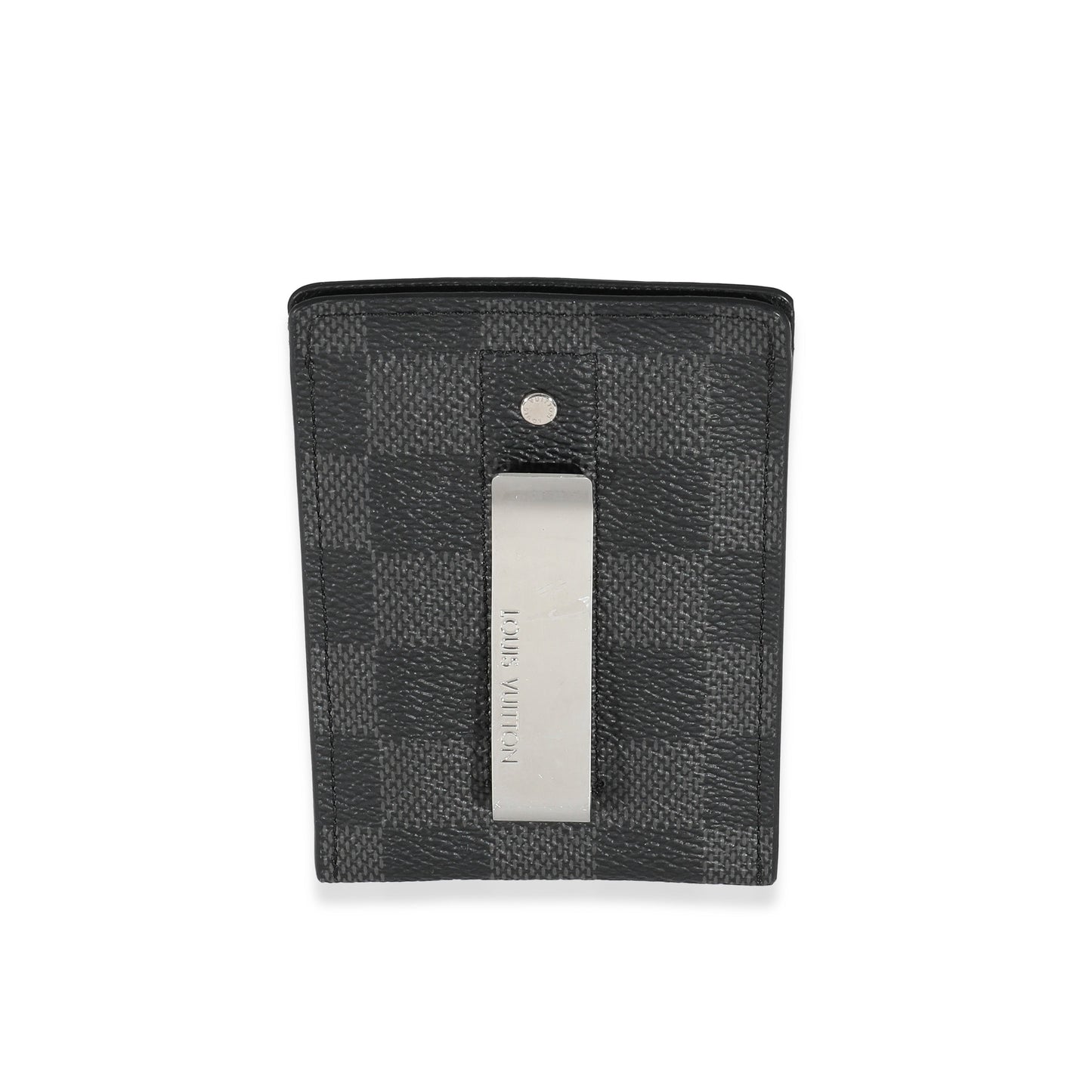 Louis Vuitton Louis Vuitton Damier Graphite Canvas Pince Card Holder With Bill Clip