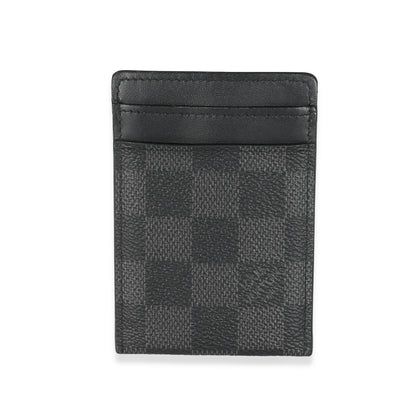 Louis Vuitton Louis Vuitton Damier Graphite Canvas Pince Card Holder With Bill Clip