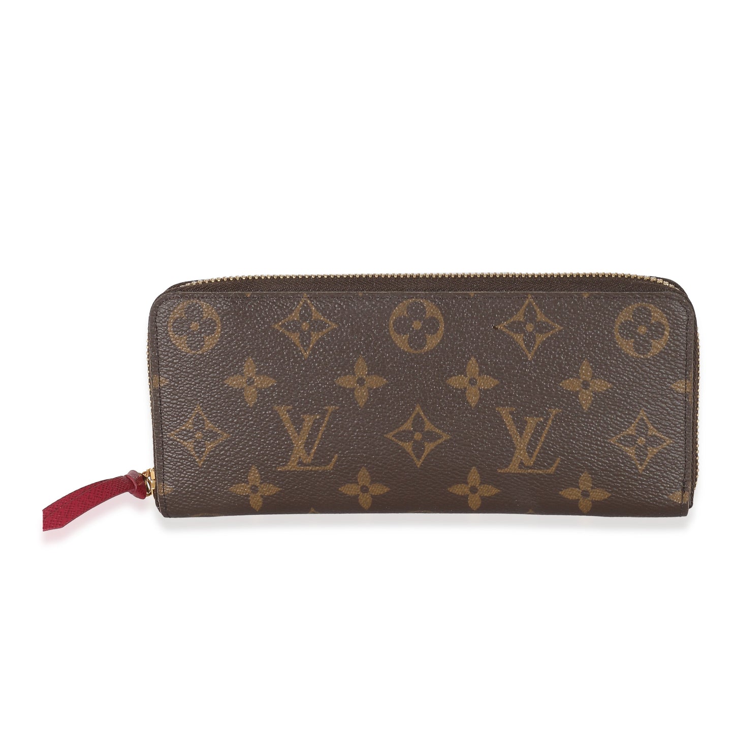 Louis Vuitton Louis Vuitton Fuchsia Monogram Canvas Clemence Wallet