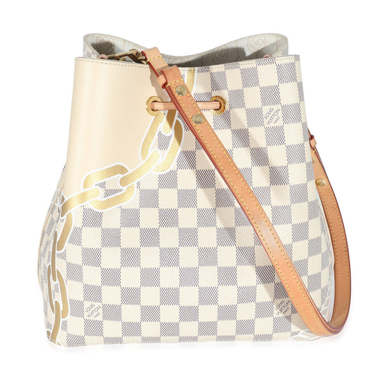 Louis Vuitton Louis Vuitton Damier Azur Canvas Nautical Ropes Néonoé MM