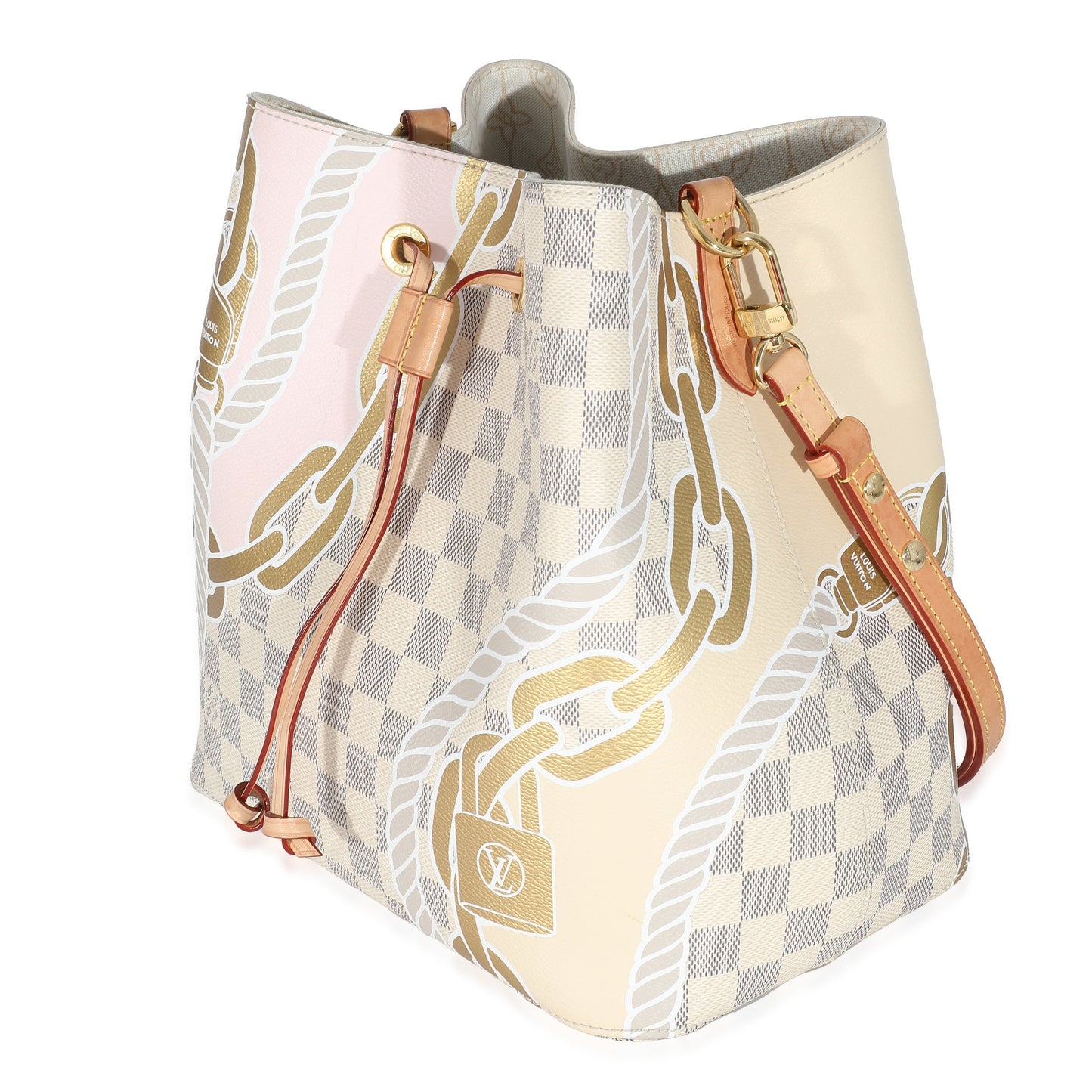 Louis Vuitton Louis Vuitton Damier Azur Canvas Nautical Ropes Néonoé MM
